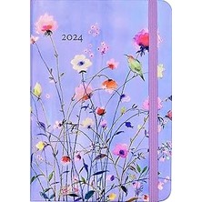 Nacario 2024 Lavender Wildflowers Weekly Planner (16 Months, Sept 2023 To Dec 2024)