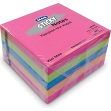 Empressco 3666 Neon 5 Renk 76X76 400 Yaprak Yapışkanlı Not Kağıdı - Fiyatı, Yorumları
