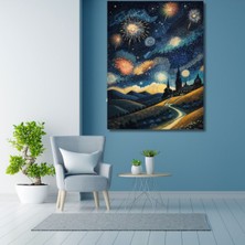 Empressco Sayılarla Boyama Hobi Seti (Renkli Baskı-Çerçeveli) 40X50 Cm: Yıldızlı Gece - Fiyatı, Yorumları