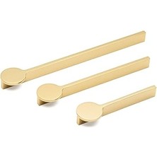 Nacario System 8301 Modern Kulp Altın Renk 128 mm Altın Tek Ebat SSY8301 0128 Gl