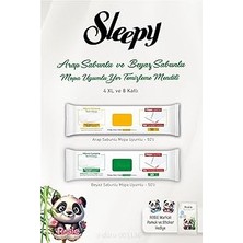 Nacario Sleepy Arap Sabun Katkılı 50'li, Beyaz Sabun Katkılı 50'li 4 Xlarge Yer Temizlik Havlusu