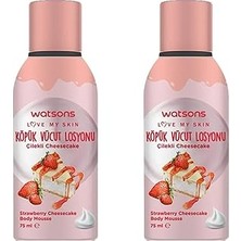 Nacario Watsons Çilekli Vücut Köpüğü X2 Adet