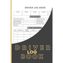 Nacario Independently Published Truck Driver Logbook: A Trucker Vital Notebook To Track And Record D