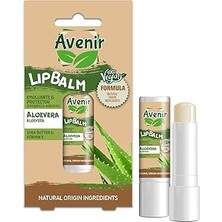 Nacario Avenir Aloevera Vegan Dudak Bakım Kremi - Kuruyan ve Çatlayan Dudaklar Için Yumuşatıcı