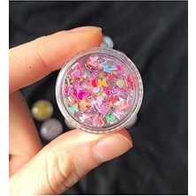 Nacario Glitter Jel Far Simli Jel Far Kelebekli-Kalpli, SERASHINEGOZFARI134