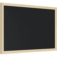 Nacario U Marka Kara Tahta, 58,4 x 43,2 Cm, Meşe Çerçeve