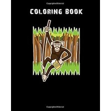 Nacario Coloring Book: Monkey Jungle Liana Beer - 59 Pages - 8 x 10 Inches