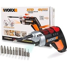 Nacario Worx WX252 4VOLT/1.5AH. Li-Ion Şarjlı Tornavida + 10 Adet Bits Uç