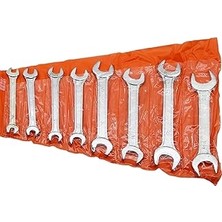 Nacario Aee® 8 Parça Anahtar Takımı Seti Ağzı Açık Çift Taraflı 6-22MM 6X7-8X9-10X11-12X13