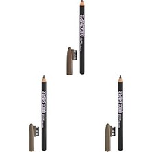 Nacario Maybelline New York Quick Shaper Kaş Şekillendirici Kalem - 04 Medium Brown (3 Paketi)