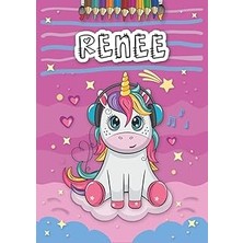 Nacario Renee: Personalized Coloring Book For Renee | Theme: Unicorn | Birthday Gift For Girl, Daugh