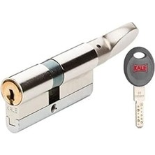 Nacario Kale Kilit Tüpten Şifreli Mandal Topuzlu Silindir 68MM 26 ve 10 ve 32 5 Anahtarlı Kumlu N