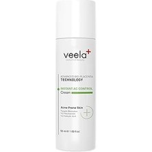 Nacario Veela Instant Ac Control Cream – Akneli Ciltler Için Onarıcı Krem |%2 Salisilik Asit &