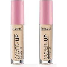Nacario Callista Cover Up Concealer 20 Sand Göz Altı Kapatıcısı 2li Paket