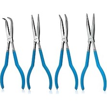 Nacario Neiko 02105 27,9 cm Uzun Bir Burun Pense Kit ile Yumuşak Sap, 4 Adet