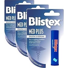 Nacario Blistex Medplus Stick Kuru ve Çatlamış Dudaklara Onarıcı ve Ferahlatıcı Dudak Bakım