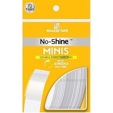 Nacario Walker Tape No-Shine Mini's Protez Saç Bandı Oval 3/4'' x 3'' (2,0cm x 7.5cm) 72 Adet