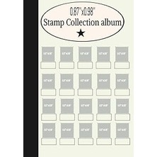 Nacario Old School Style Stamp Collection Album: Designed Only For 0.87''x0.98'' Postage Stamps. Har