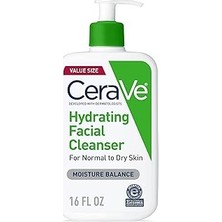 Nacario Cerave -"cerave Nemlendirici Yüz Temizliği, 473 Ml, Gerçek Uygulama Için Kuru Ila Normal