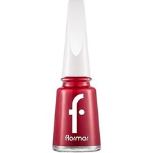 Nacario Flormar Klasik Parlak Bitişli Yüksek Pigmentli Oje - Nail Enamel- 048 Fıery Red New- 8682