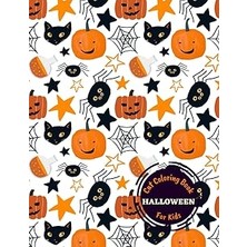 Nacario Halloween Cat Coloring Book, A4 Size: Activity Book For Kids, Ages 2 To 8, 17 Pages
