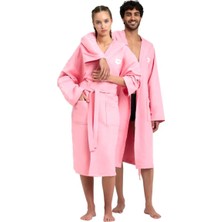 Premini Unisex Pembe Antrenman Bornozu, Hafif ve Rahat Kullanım