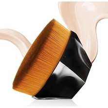 Nacario Z'oreya Kabuki Siyah Altıgen Makyaj Fırçası, Yüz Allık Sıvı Toz Fondöten ve Bronzer