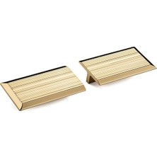 Nacario System 9034 Line-Çizgili Kulp Altın Renk Tek Adet 160 mm Altın Tek Ebat SSY9034 0160 Gl