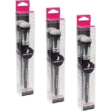 Nacario Nascita Nascita Pro Duo Oval Fibre Pudra Makyaj Fırçası -259 (3 Paketi)