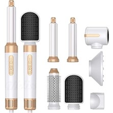 Nacario 7 Başlıklı Iyonik Saç Şekillendirici Saç Kurutma Fön Makinası 7in1 Multi Styler 110