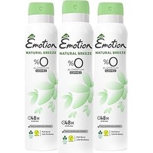 Nacario Emotion Natural Breeze Deodorant 3X150ML