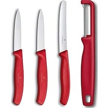 Nacario Victorinox Kırmızı Soyacak Seti