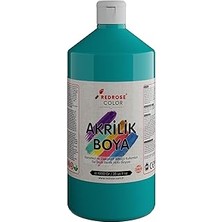 Nacario Red Rose Turkuaz Akrilik Boya 1000 gr