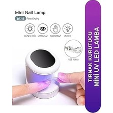 Nacario Fontenay Mini Uv LED Işık Uv LED Lamba Tırnak Kurutucu Oje Tırnak Kurutma Makinesi Beyaz