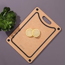 Nacario Arow Kesme Tahtası Dikdörtgen Iki Parçalı Anti-Kaydırma Renkli 21X30 cm