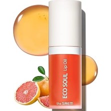 Nacario The Saem Dolgun Görünüm Sağlayan Nemlendirici Dudak Yağı - Eco Soul Lip Oil - Grapefru