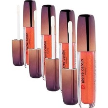 Nacario Pierre Cardin Shimmering Lipgloss Sedefli Parlak Likit Ruj Mercan 5ml (4 Paketi)