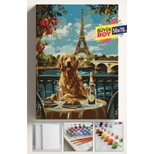 Empressco Sayılarla Boyama Seti Numaralı Tuval Fırça Boya Dahil Kasnaklı Set 50X70 cm - Paris Golden - Fiyatı, Yorumları