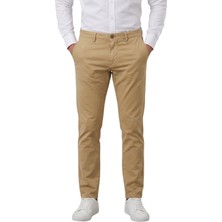 Rizzup Camel Slim Fit Pamuklu Likralı Yazlık Erkek Spor Pantolon 2602021