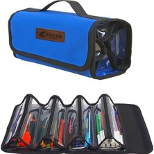 Empressco Apex X-Case Kalem Çantası XC-N01 Mavi Dört Bölmeli - Fiyatı, Yorumları