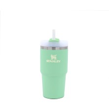 Stanley Quencher .o Flowstate Tumbler Pipetli Termos 0,6 L Yeşil, Uzun Süre Sıcak/soğuk Tutar, Dayan