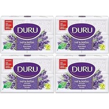Nacario Duru Saf & Doğal Kaynaklı Lavanta 16 Adet Beyaz Kalıp Sabun 4X600GR