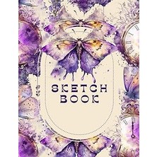 Nacario Independently Published Sketch Book Butterfly Garden Abstract Aesthetic Design: Journaling P