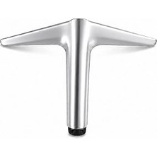 Nacario Aydos 1 Adet Metal Mobilya Ayağı 12 cm Krom Dayanıklı Şık Modern Koltuk Sehpa Dolap Ay