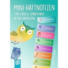 Nacario Mini–haftnotizen Für Schnelle Korrekturen In Der Grundschule: Ein A6-Heft Mit 8 Blöcken