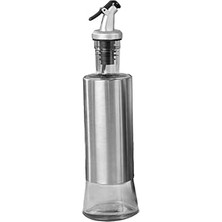 Nacario Sızdırmaz Yağdanlık 350 ml | Itmeli Tip Başlıklı, Çelik ve Borosilikat Cam, Sızdı