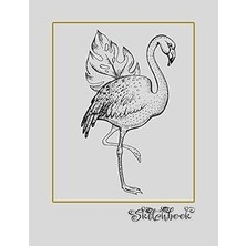 Nacario Sketchbook: Bird Sketch, Large 8.5" x 11", 110 Pages, Perfect For Everyone, Crayons, Pencils