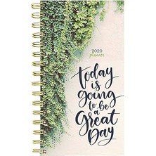 Nacario 2020 Green Day Small Weekly Monthly Spiral Planner