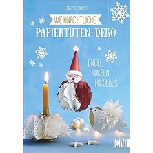 Nacario Weihnachtliche Papiertüten-Deko. Engel, Kugeln, Nikolaus. Weihnachtsbasteln Mit Papiertüte