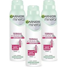 Nacario Garnier Mineral Termal Koruma Sprey Deodorant 3'lü Set